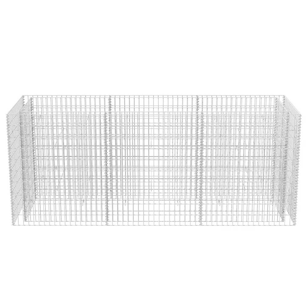 Gabion plantenbak verhoogd 270x90x100 cm staal is nu te koop bij PeponiXL, paradijselijk wonen!