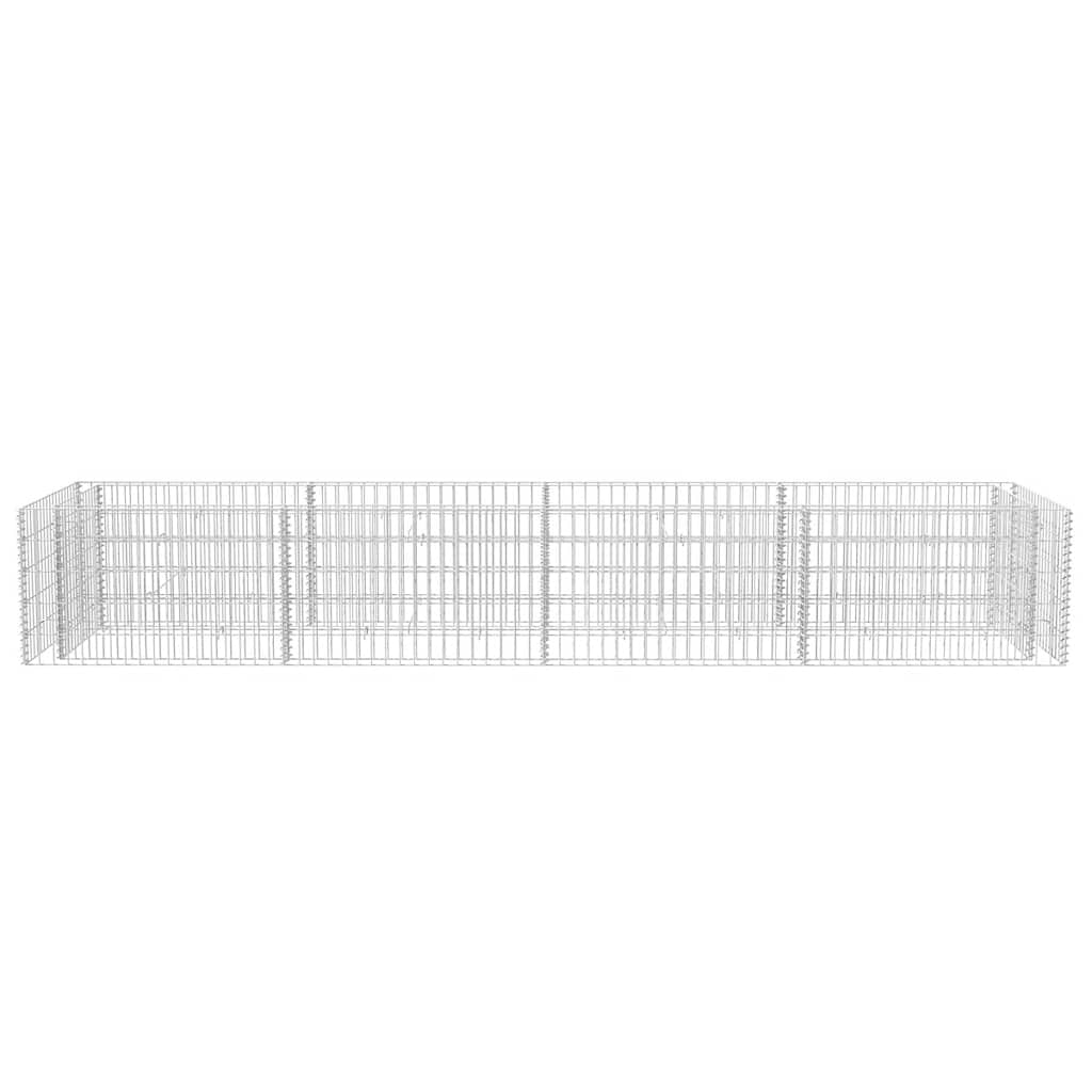 Gabion plantenbak verhoogd 360x90x50 cm staal is nu te koop bij PeponiXL, paradijselijk wonen!