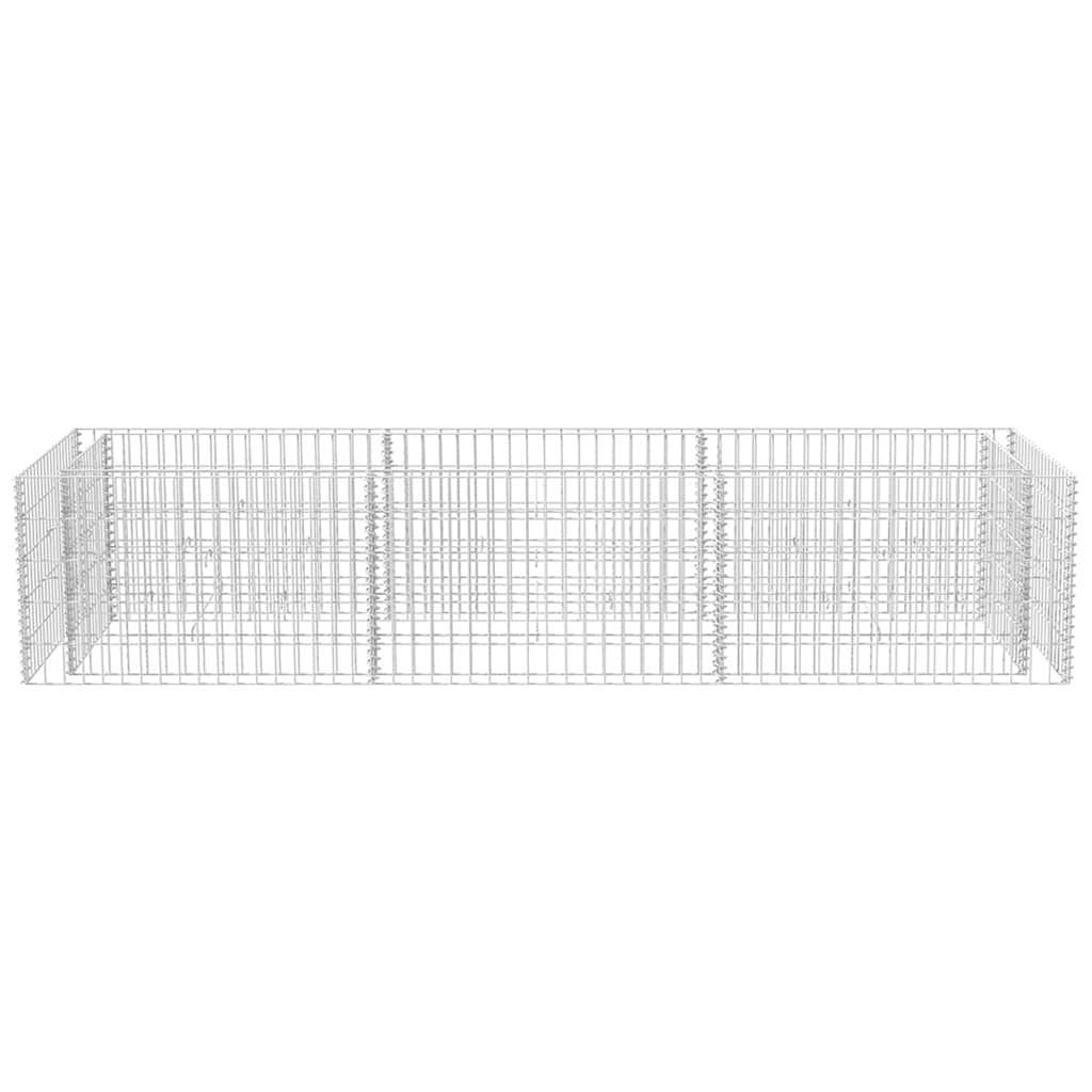 Gabion plantenbak verhoogd 270x90x50 cm staal is nu te koop bij PeponiXL, paradijselijk wonen!