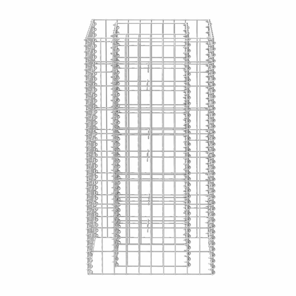 Gabion plantenbak verhoogd 50x50x100 cm staal is nu te koop bij PeponiXL, paradijselijk wonen!