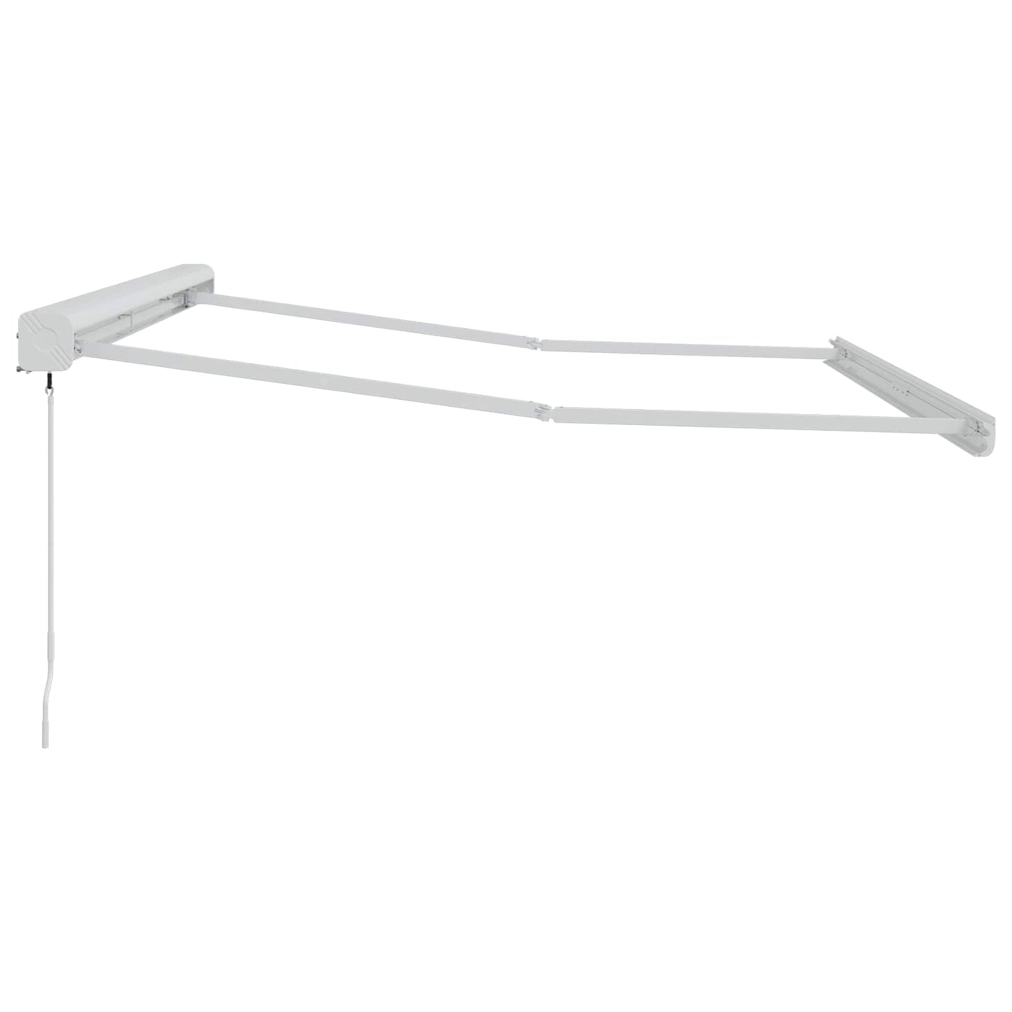 Zijde Frame Wit 300 x 250 cm Aluminium