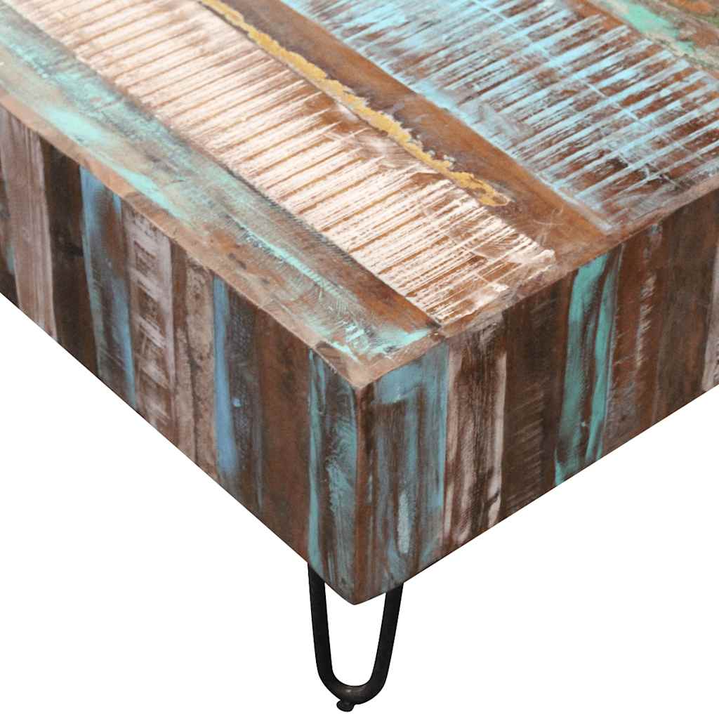 Salontafel 100x50x38 cm massief gerecycled hout is nu te koop bij PeponiXL, paradijselijk wonen!