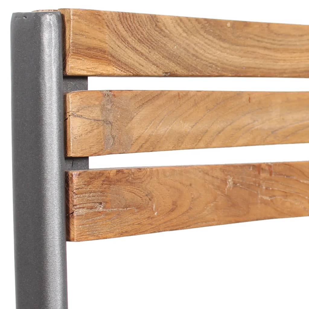 Eetkamerstoelen 2 st massief teakhout is nu te koop bij PeponiXL, paradijselijk wonen!