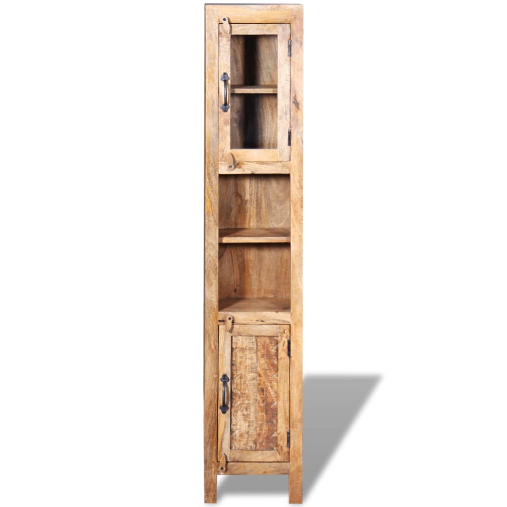 Wastafelkast met spiegel en 2 zijkasten massief mangohout is nu te koop bij PeponiXL, paradijselijk wonen!