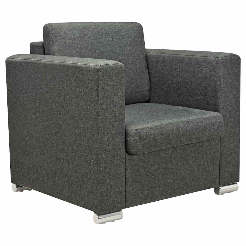 Fauteuil stof donkergrijs is nu te koop bij PeponiXL, paradijselijk wonen!