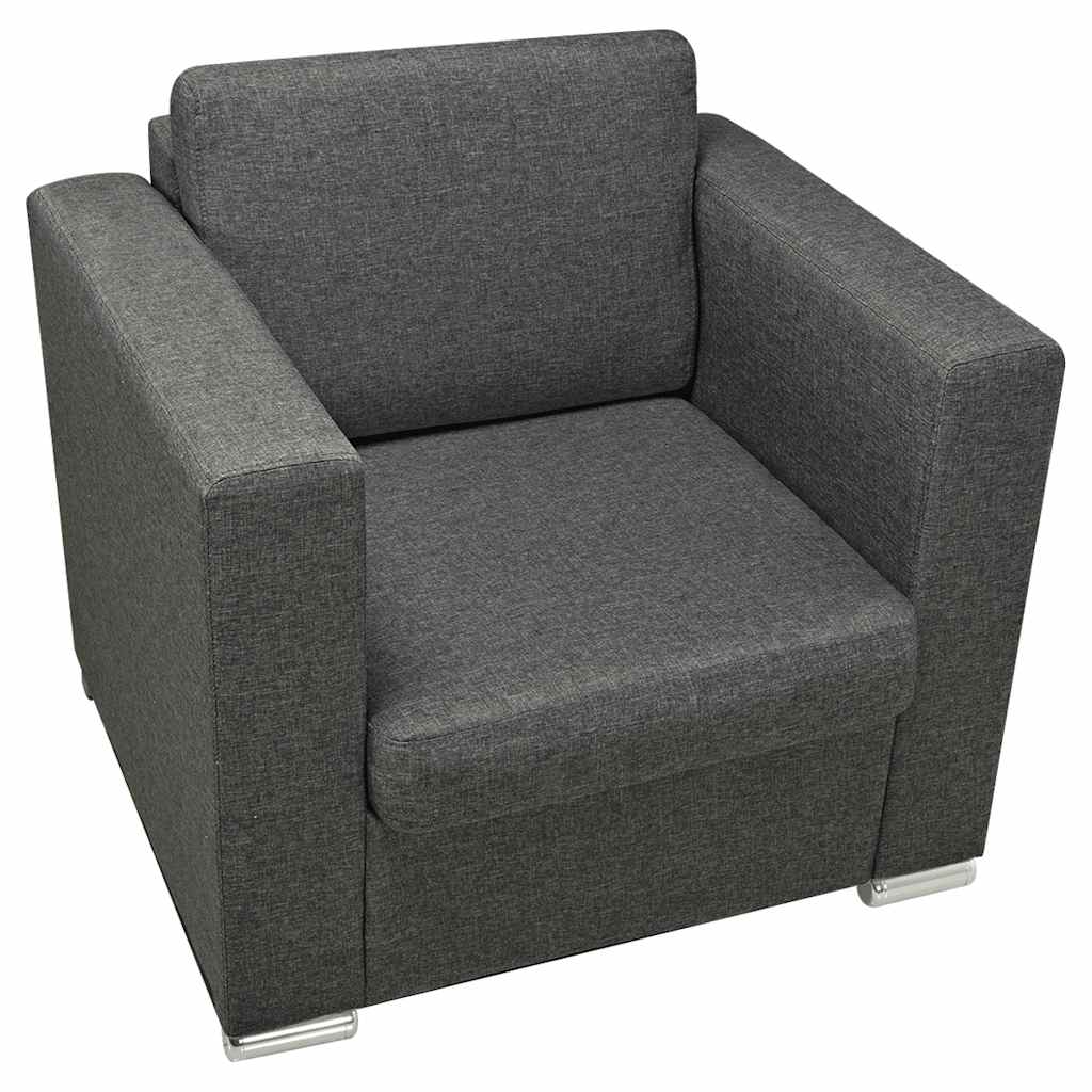 Fauteuil stof donkergrijs is nu te koop bij PeponiXL, paradijselijk wonen!