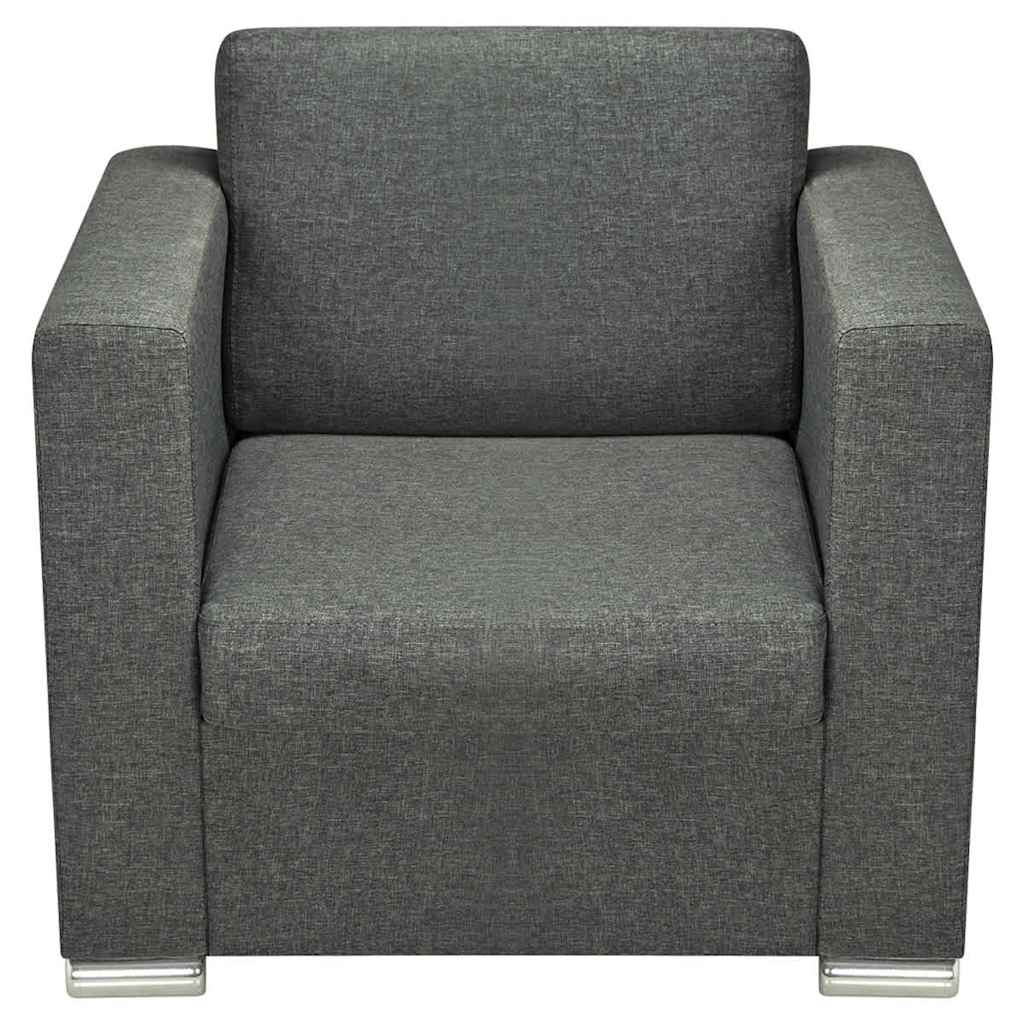 Fauteuil stof donkergrijs is nu te koop bij PeponiXL, paradijselijk wonen!