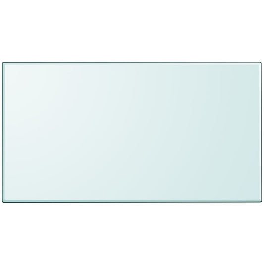 Tafelblad van gehard glas 1200x650 mm rechthoekig is nu te koop bij PeponiXL, paradijselijk wonen!