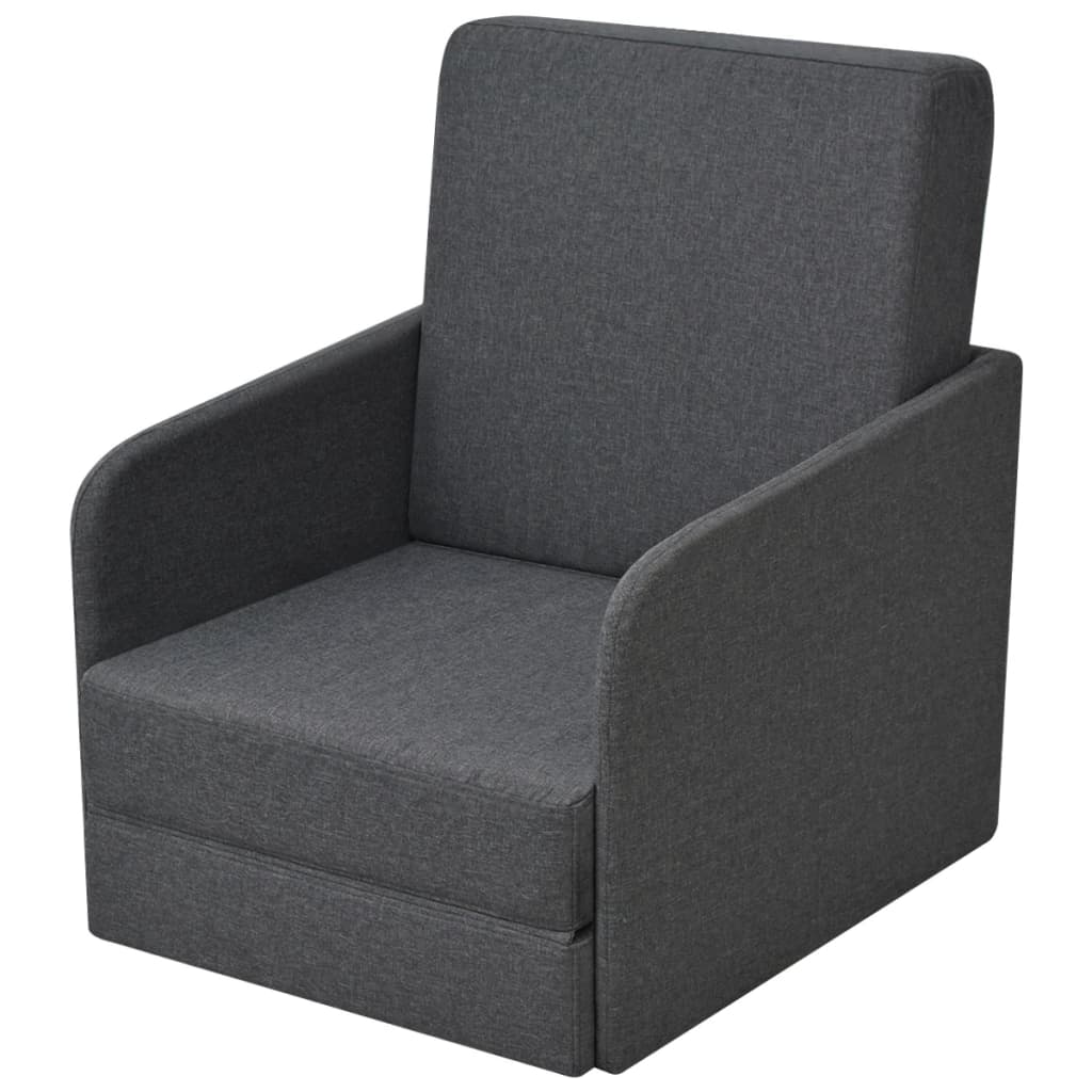 Slaapstoel uitklapbaar stof donkergrijs is nu te koop bij PeponiXL, paradijselijk wonen!