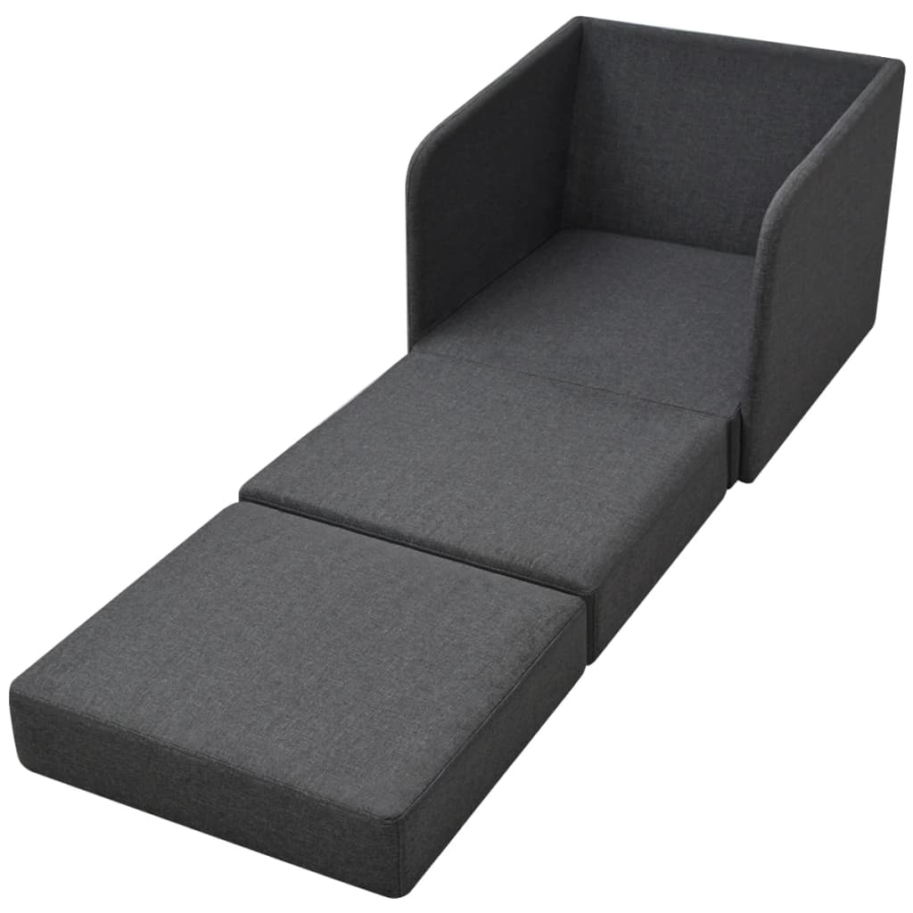 Slaapstoel uitklapbaar stof donkergrijs is nu te koop bij PeponiXL, paradijselijk wonen!