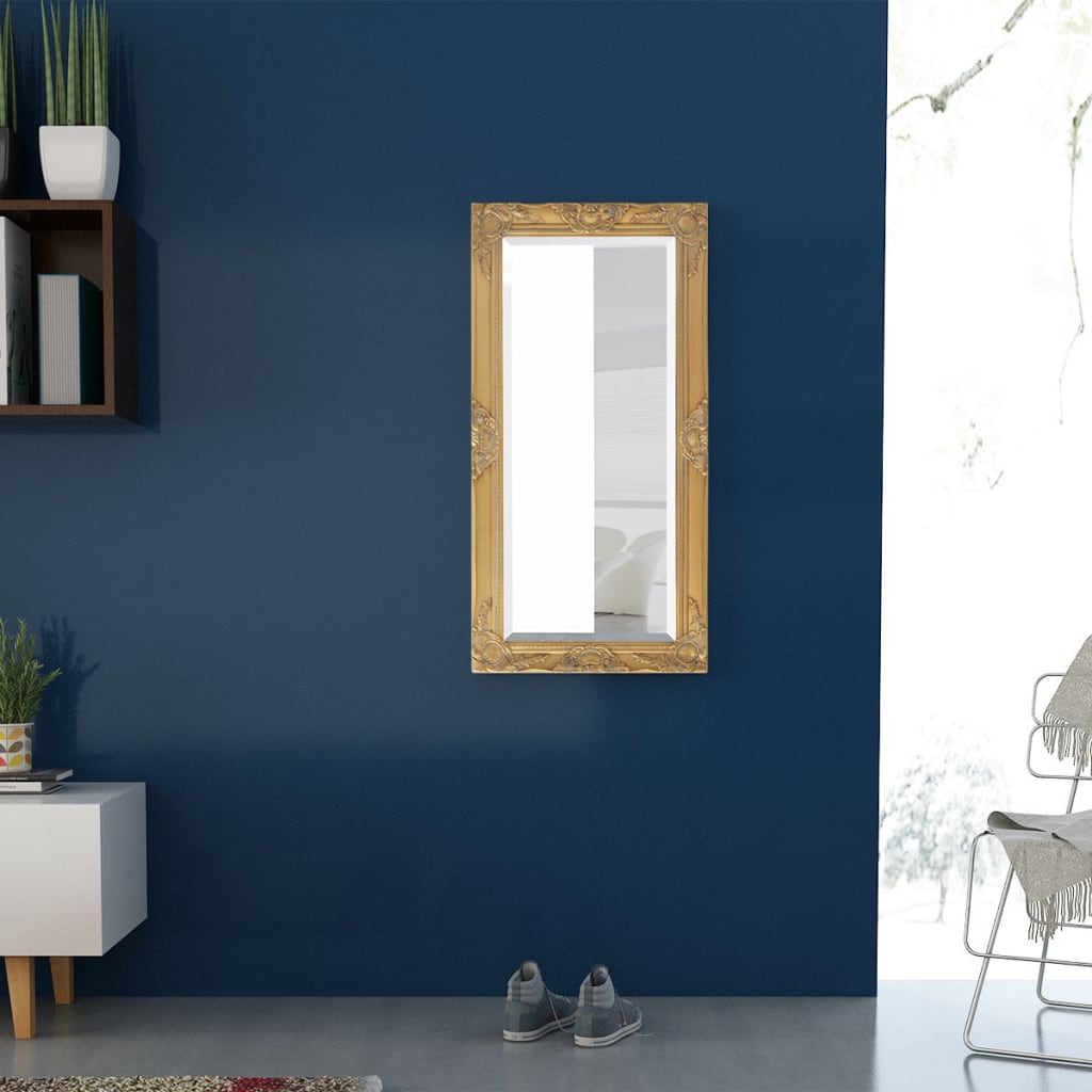 Wandspiegel Barok 100 x 50 cm goud is nu te koop bij PeponiXL, paradijselijk wonen!