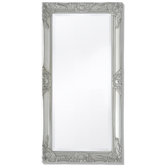 Wandspiegel Barok 100 x 50 cm zilver is nu te koop bij PeponiXL, paradijselijk wonen!