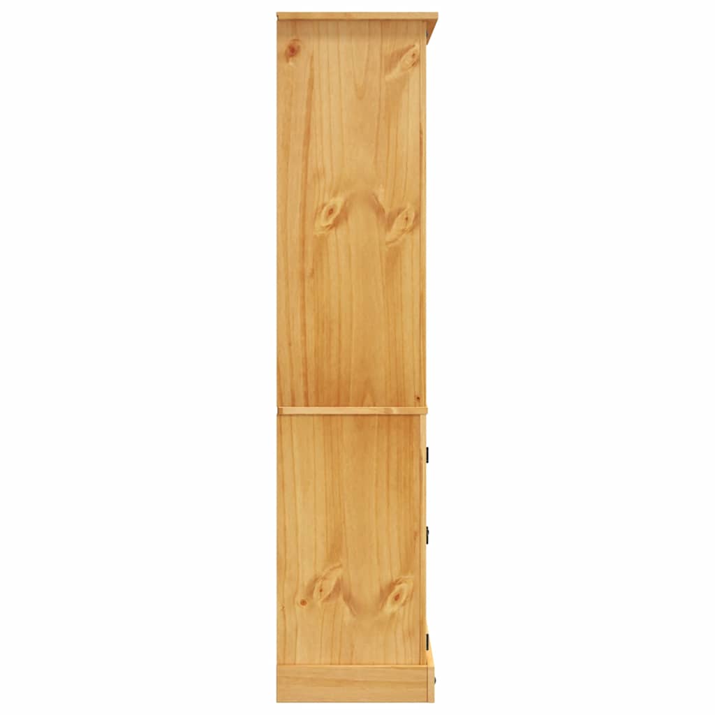 Wandkast Mexicaans grenenhout Corona-stijl 80x40x170 cm is nu te koop bij PeponiXL, paradijselijk wonen!