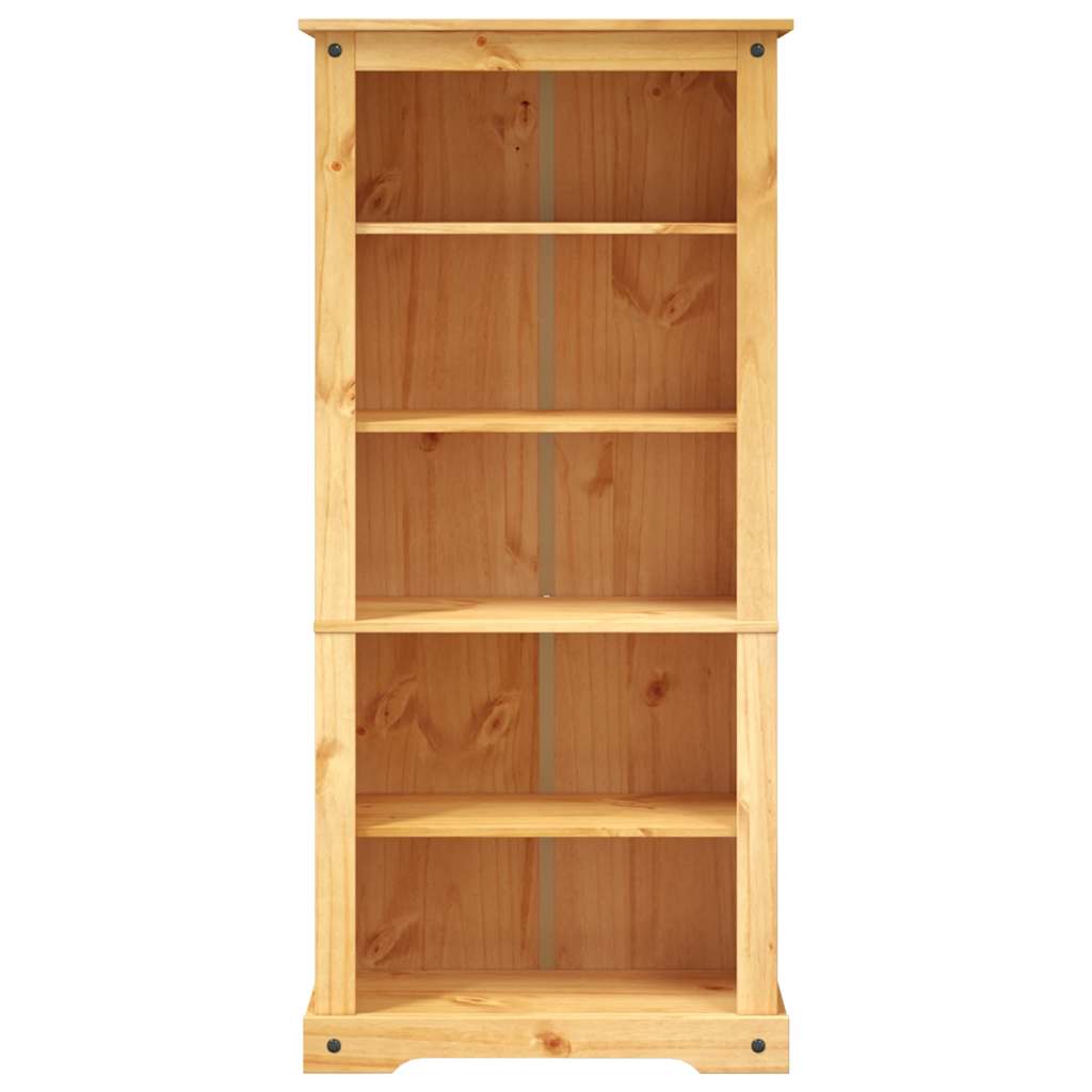 Boekenkast met 5 planken Corona-stijl 80x40x170 cm grenenhout is nu te koop bij PeponiXL, paradijselijk wonen!