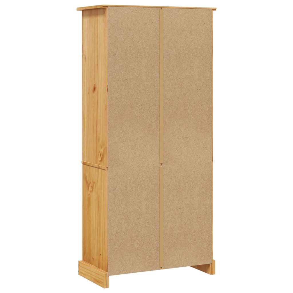 Boekenkast met 5 planken Corona-stijl 80x40x170 cm grenenhout is nu te koop bij PeponiXL, paradijselijk wonen!