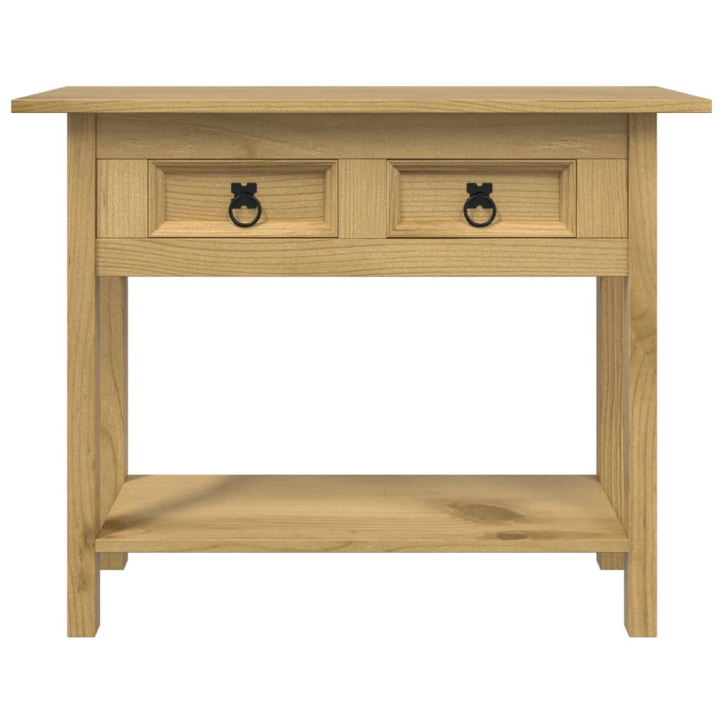 Wandtafel Mexicaans grenenhout Corona-stijl 93x34,5x73 cm is nu te koop bij PeponiXL, paradijselijk wonen!