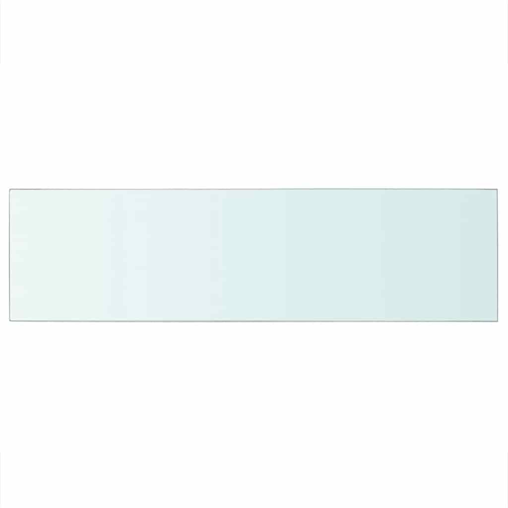 Wandschap transparant 90x25 cm glas is nu te koop bij PeponiXL, paradijselijk wonen!
