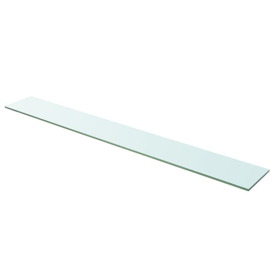 Wandschap transparant 110x15 cm glas is nu te koop bij PeponiXL, paradijselijk wonen!