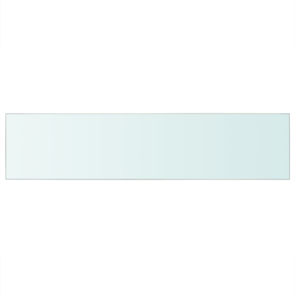 Wandschap transparant 110x25 cm glas is nu te koop bij PeponiXL, paradijselijk wonen!