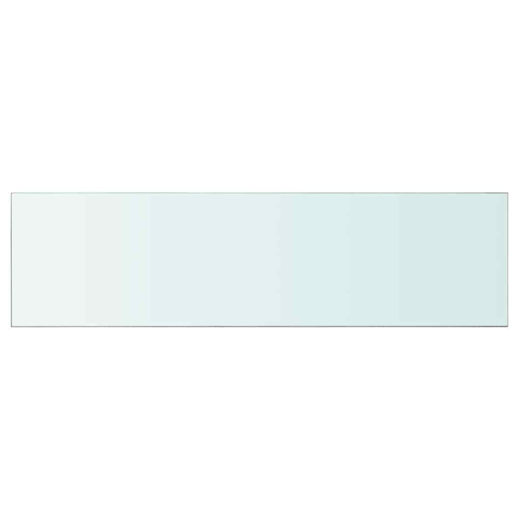 Wandschap transparant 110x30 cm glas is nu te koop bij PeponiXL, paradijselijk wonen!