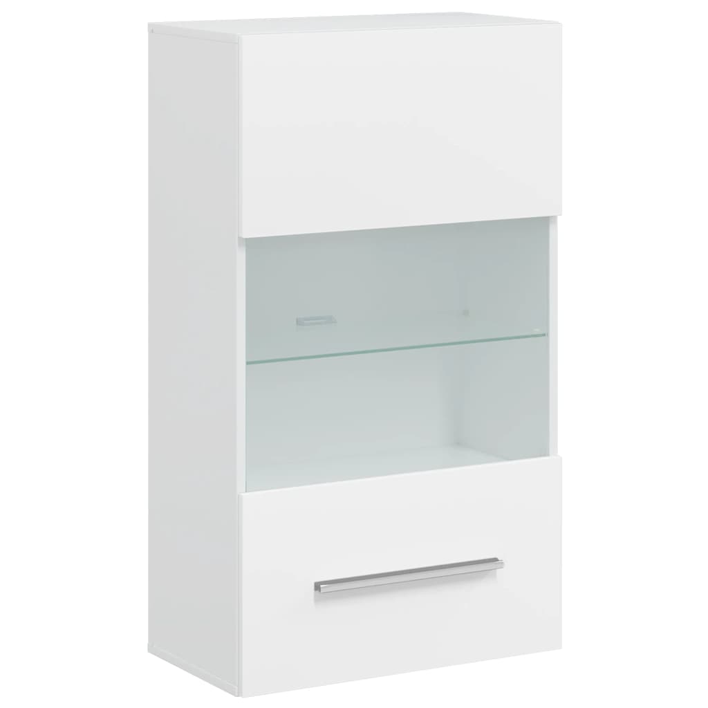Muurvitrine tv-meubel met LED-verlichting wit 5-delig is nu te koop bij PeponiXL, paradijselijk wonen!