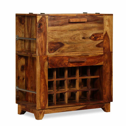 Barkast 85x40x95 cm massief acaciahout is nu te koop bij PeponiXL, paradijselijk wonen!