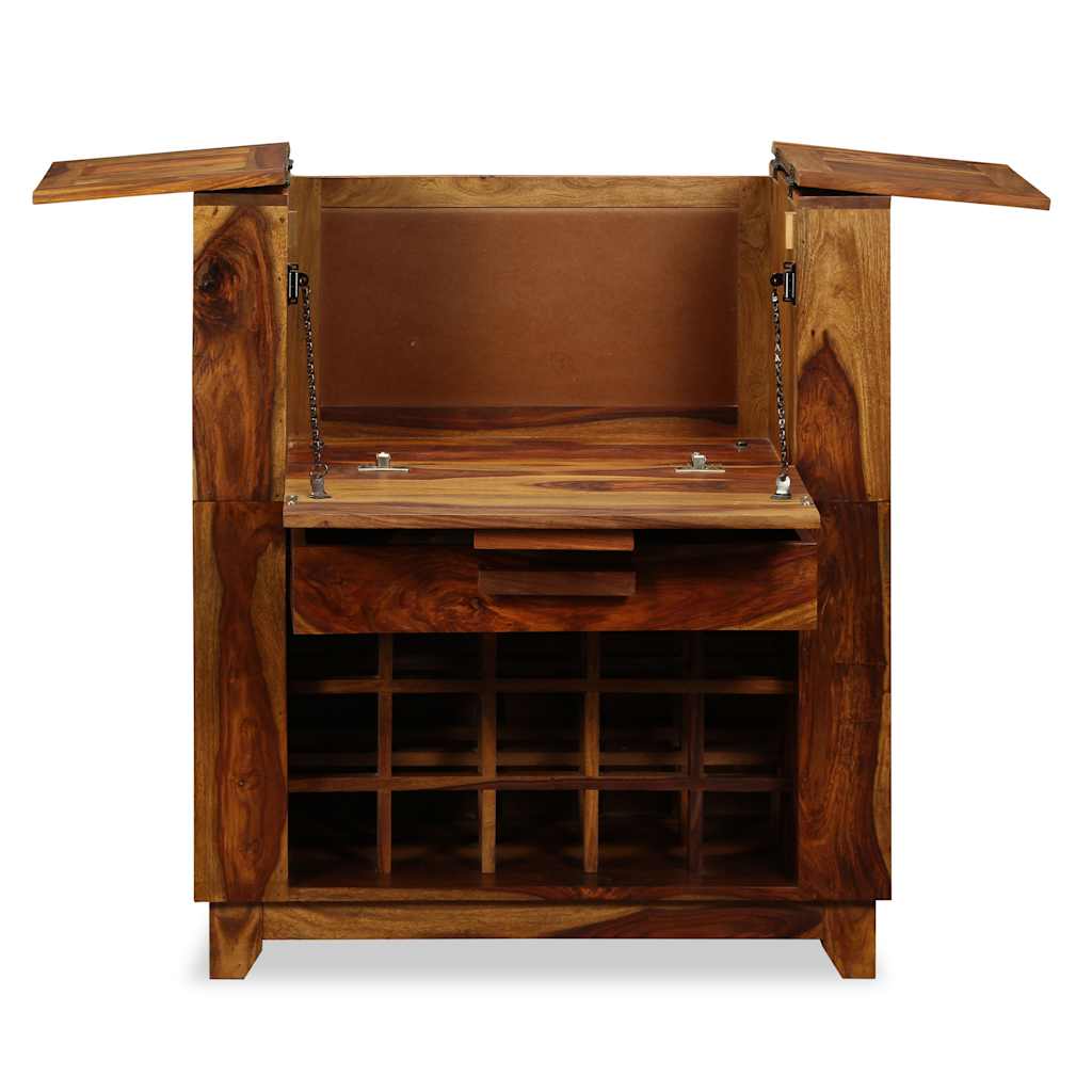 Barkast 85x40x95 cm massief acaciahout is nu te koop bij PeponiXL, paradijselijk wonen!