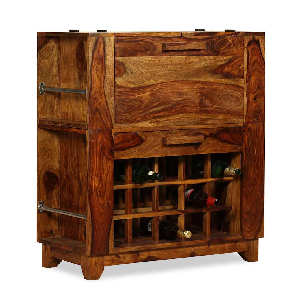 Barkast 85x40x95 cm massief acaciahout is nu te koop bij PeponiXL, paradijselijk wonen!