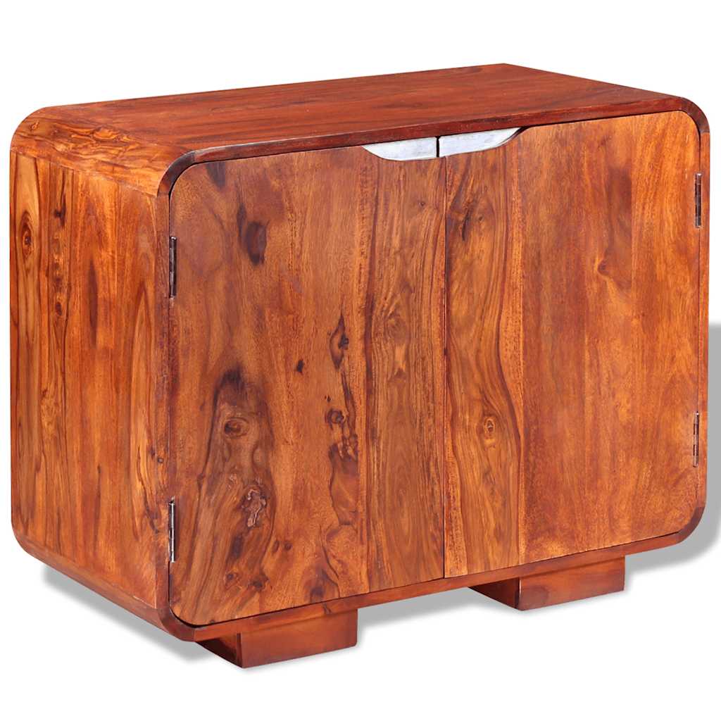 Dressoir 75x35x60 cm massief acaciahout is nu te koop bij PeponiXL, paradijselijk wonen!