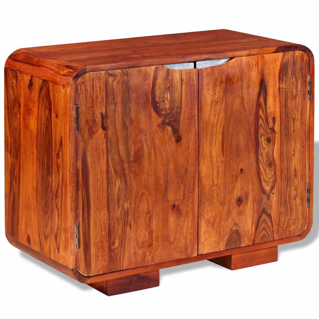 Dressoir 75x35x60 cm massief acaciahout is nu te koop bij PeponiXL, paradijselijk wonen!