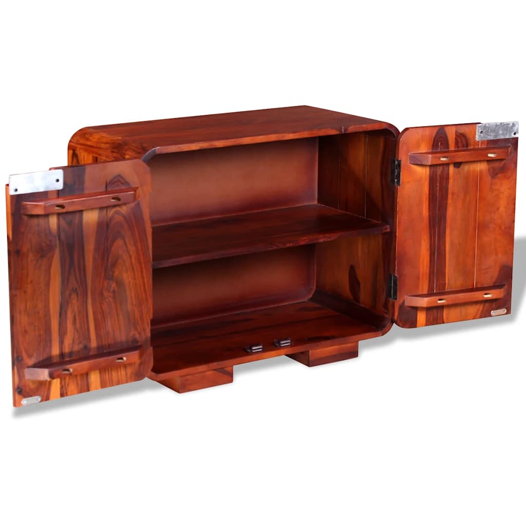 Dressoir 75x35x60 cm massief acaciahout is nu te koop bij PeponiXL, paradijselijk wonen!
