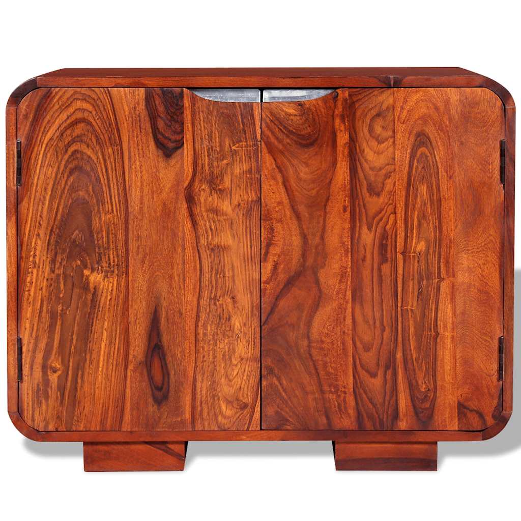 Dressoir 75x35x60 cm massief acaciahout is nu te koop bij PeponiXL, paradijselijk wonen!