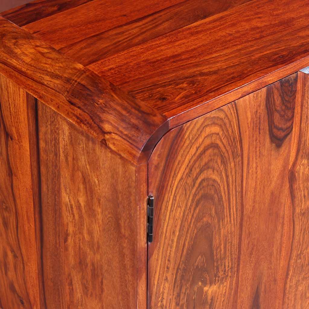 Dressoir 75x35x60 cm massief acaciahout is nu te koop bij PeponiXL, paradijselijk wonen!
