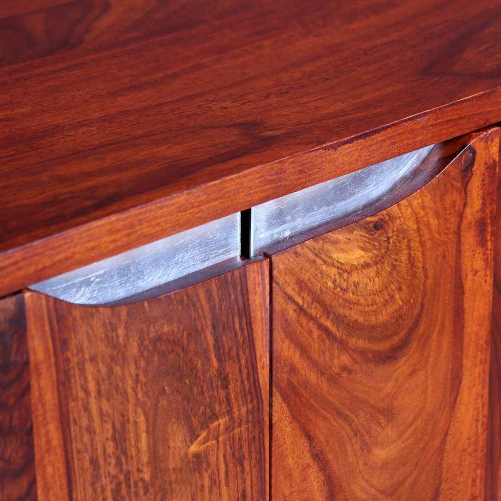 Dressoir 75x35x60 cm massief acaciahout is nu te koop bij PeponiXL, paradijselijk wonen!