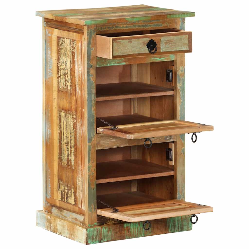 Schoenenkast met lade 4-laags massief gerecycled hout is nu te koop bij PeponiXL, paradijselijk wonen!