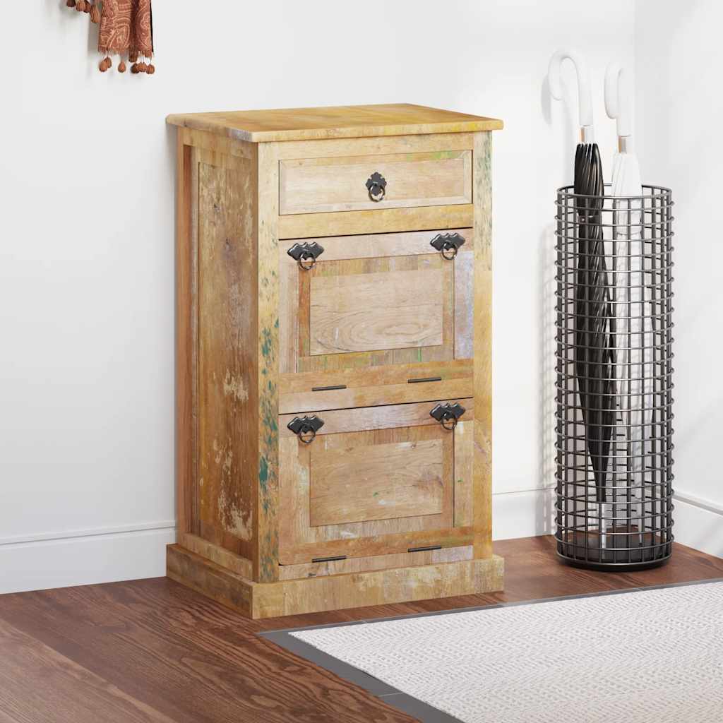 Schoenenkast met lade 4-laags massief gerecycled hout is nu te koop bij PeponiXL, paradijselijk wonen!