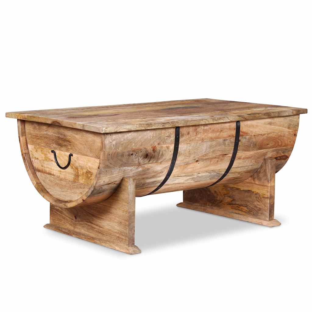 Salontafel 88x50x40 cm massief mangohout is nu te koop bij PeponiXL, paradijselijk wonen!