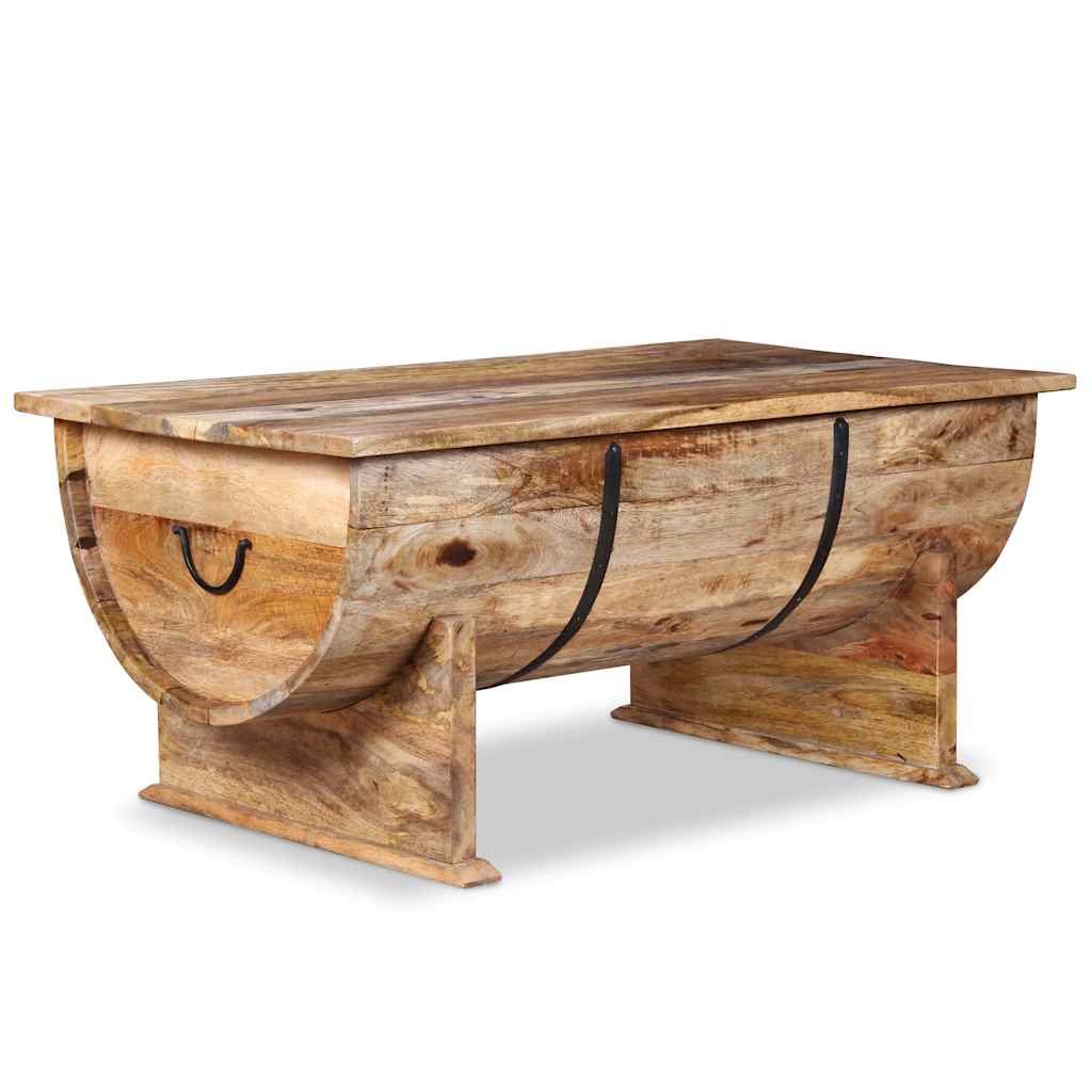 Salontafel 88x50x40 cm massief mangohout is nu te koop bij PeponiXL, paradijselijk wonen!
