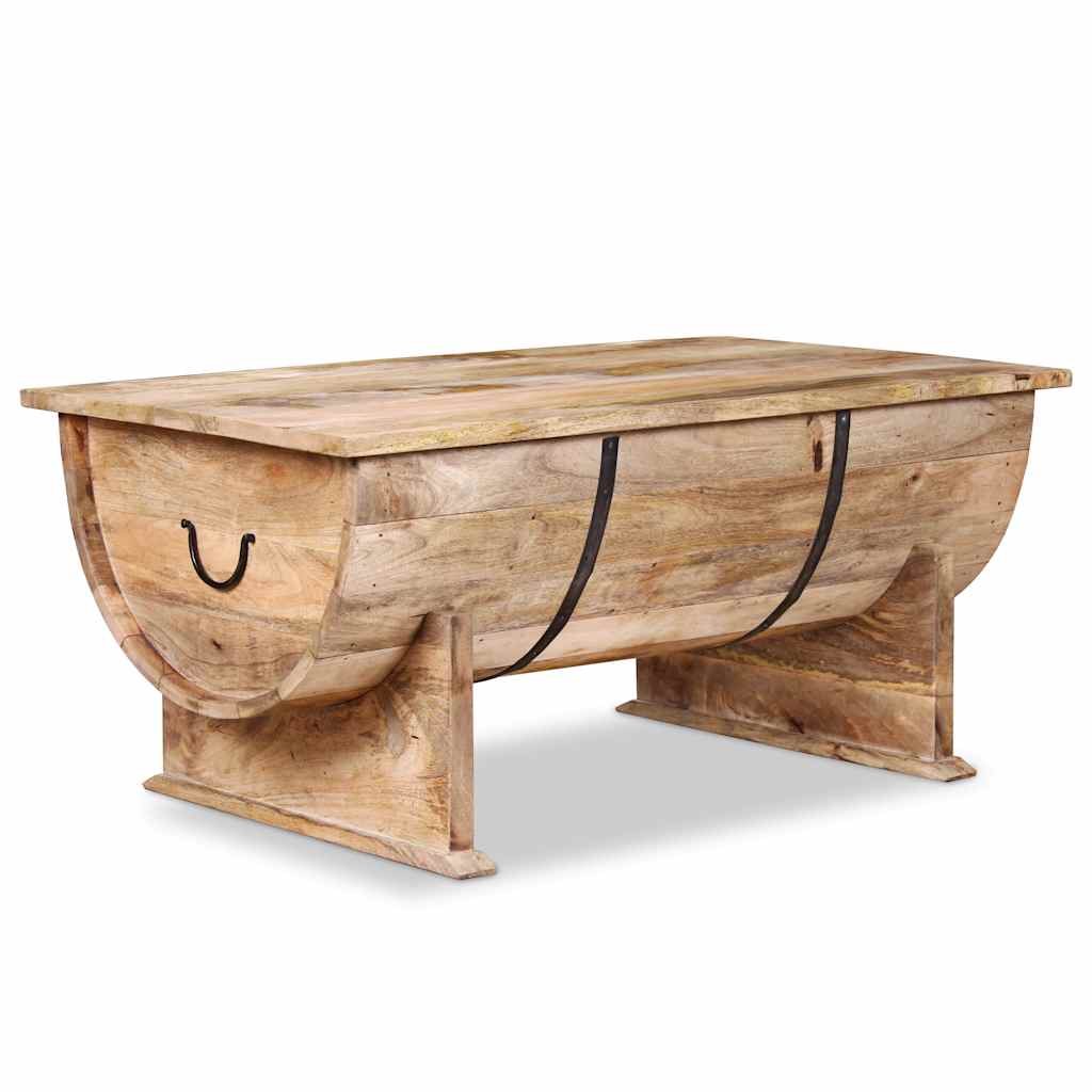 Salontafel 88x50x40 cm massief mangohout is nu te koop bij PeponiXL, paradijselijk wonen!