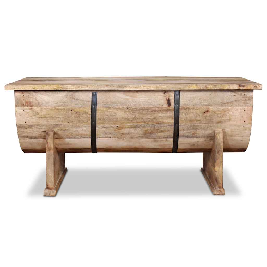 Salontafel 88x50x40 cm massief mangohout is nu te koop bij PeponiXL, paradijselijk wonen!