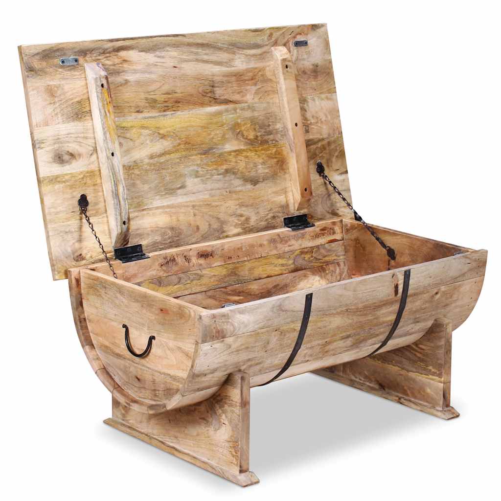 Salontafel 88x50x40 cm massief mangohout is nu te koop bij PeponiXL, paradijselijk wonen!