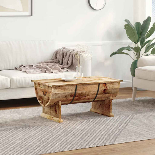 Salontafel 88x50x40 cm massief mangohout is nu te koop bij PeponiXL, paradijselijk wonen!