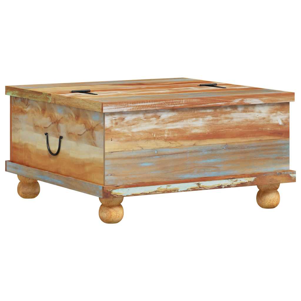 Salontafel 70x70x38 cm gerecycled hout is nu te koop bij PeponiXL, paradijselijk wonen!