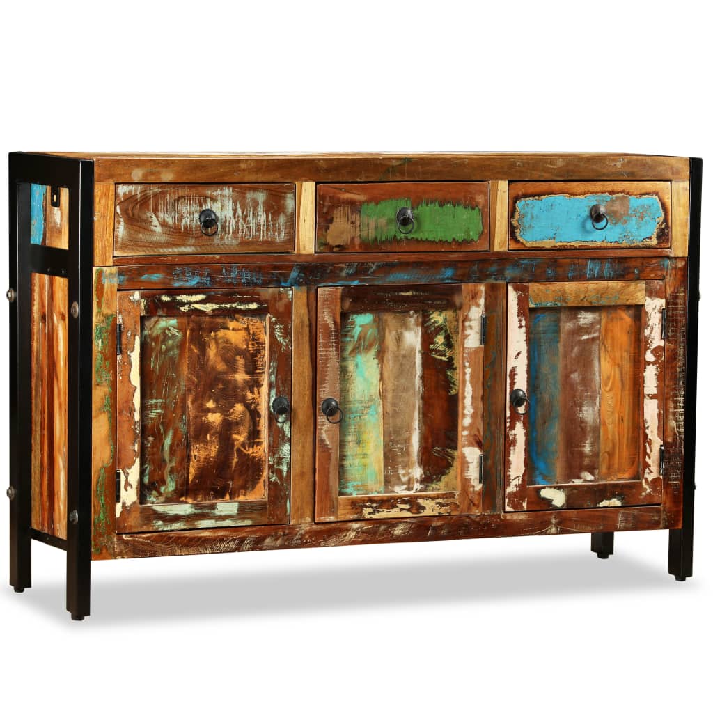 Dressoir 120x35x76 cm massief gerecycled hout is nu te koop bij PeponiXL, paradijselijk wonen!