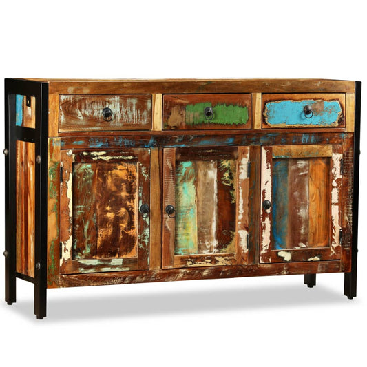 Dressoir 120x35x76 cm massief gerecycled hout is nu te koop bij PeponiXL, paradijselijk wonen!