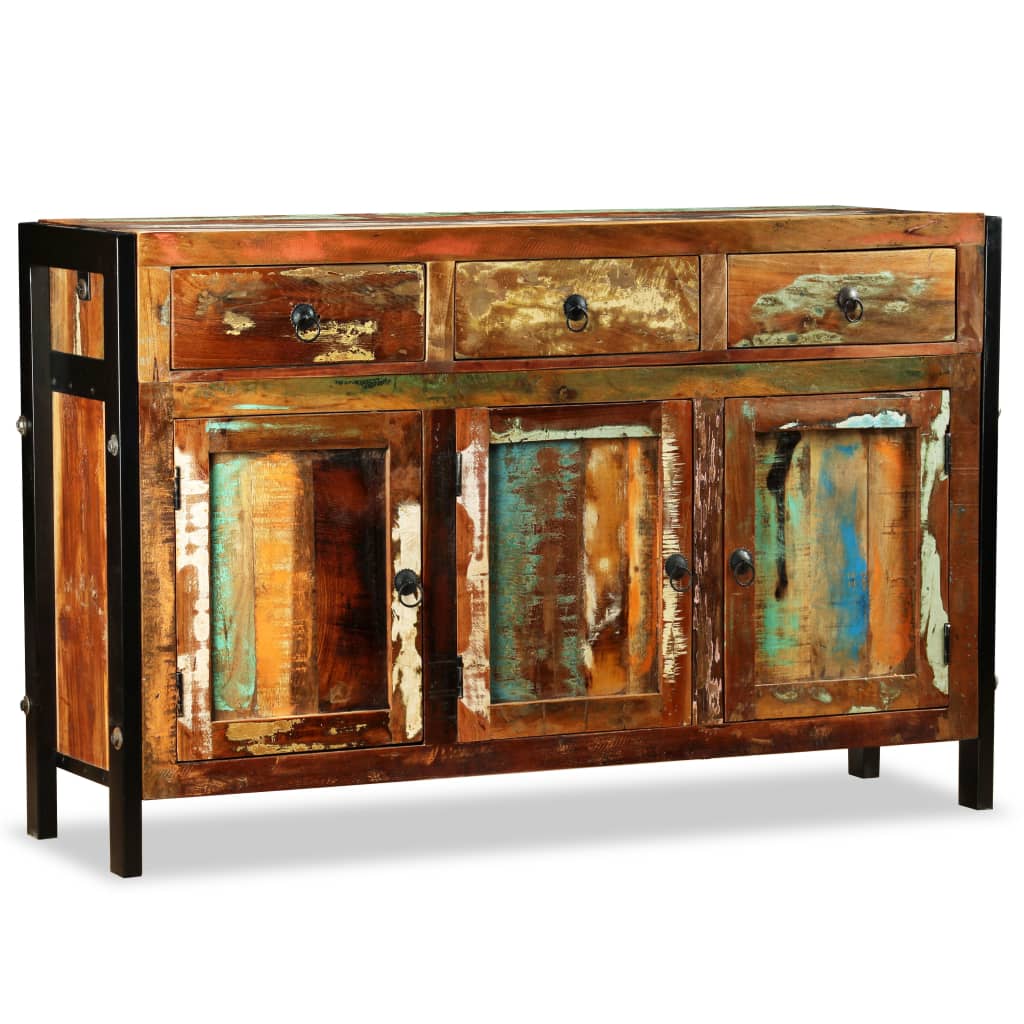 Dressoir 120x35x76 cm massief gerecycled hout is nu te koop bij PeponiXL, paradijselijk wonen!