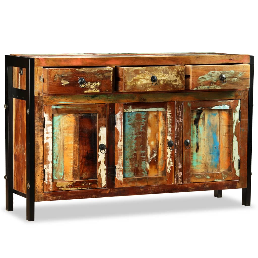 Dressoir 120x35x76 cm massief gerecycled hout is nu te koop bij PeponiXL, paradijselijk wonen!