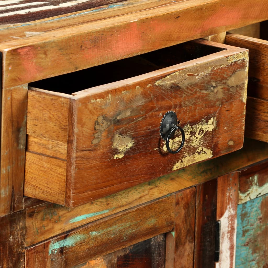 Dressoir 120x35x76 cm massief gerecycled hout is nu te koop bij PeponiXL, paradijselijk wonen!