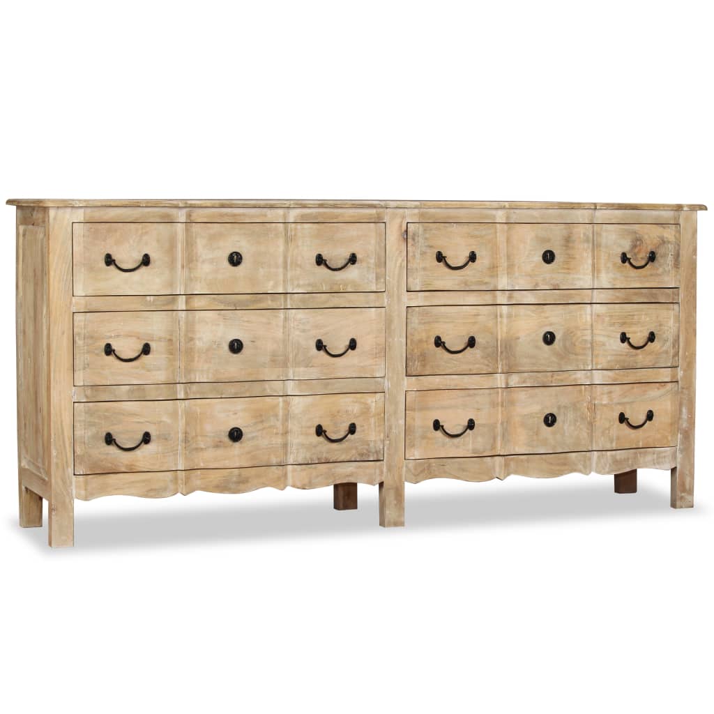 Dressoir 200x40x90 cm massief mangohout is nu te koop bij PeponiXL, paradijselijk wonen!