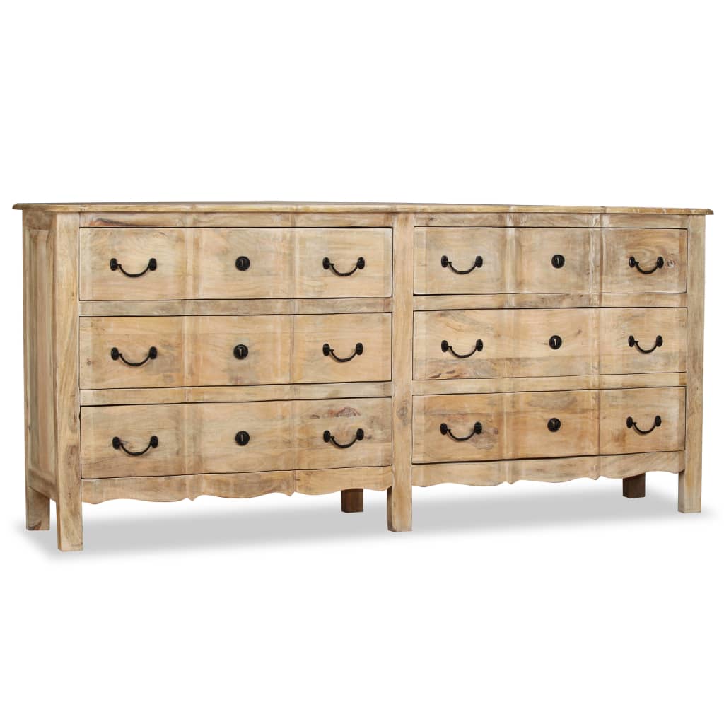 Dressoir 200x40x90 cm massief mangohout is nu te koop bij PeponiXL, paradijselijk wonen!